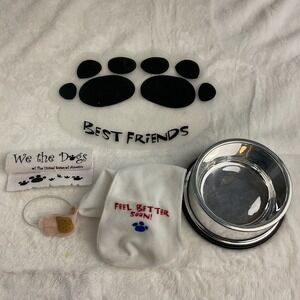 Build A Bear Pet‎ Bowl Pet Doctor Lot Veterinarian Bandage Stainless Bowl Mat
